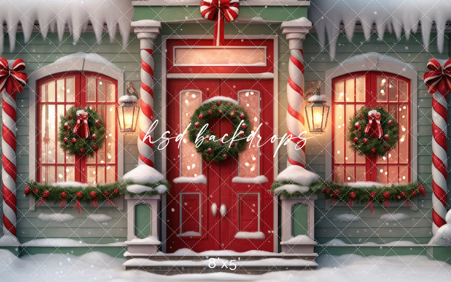 Very Merry Lane - HSD Photography Backdrops