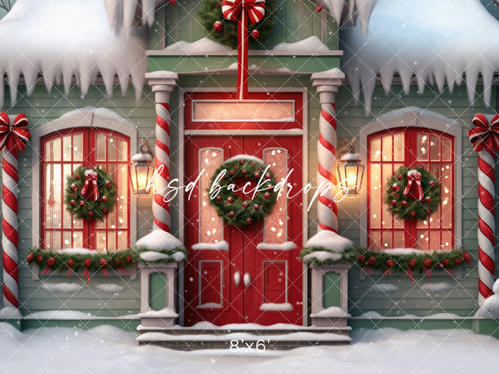 Very Merry Lane - HSD Photography Backdrops