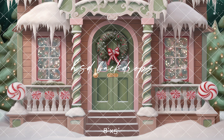 Victorian Gingerbread House (sweep options) - HSD Photography Backdrops