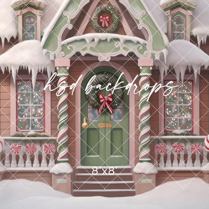 Victorian Gingerbread House (sweep options) - HSD Photography Backdrops