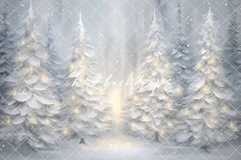 Snowy Winter Scene (sweep options) - HSD Photography Backdrops