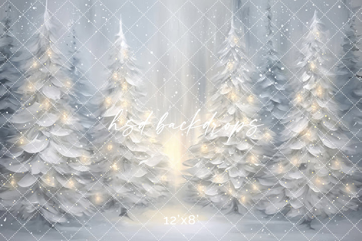 Snowy Winter Scene (sweep options) - HSD Photography Backdrops