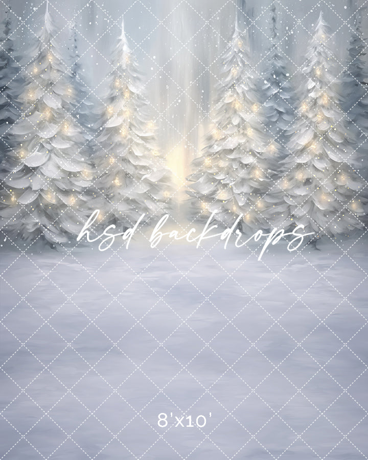 Snowy Winter Scene (sweep options) - HSD Photography Backdrops