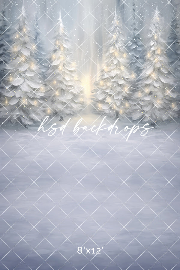 Snowy Winter Scene (sweep options) - HSD Photography Backdrops