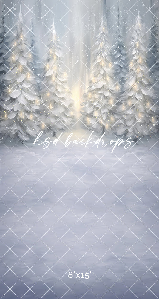 Snowy Winter Scene (sweep options) - HSD Photography Backdrops