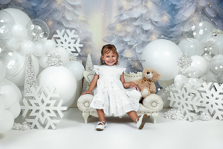 Snowy Winter Scene (sweep options) - HSD Photography Backdrops