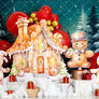 Gingerbread House on the Hill - HSD Photography Backdrops