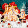 Gingerbread House on the Hill - HSD Photography Backdrops