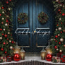 Festive Christmas Door - HSD Photography Backdrops
