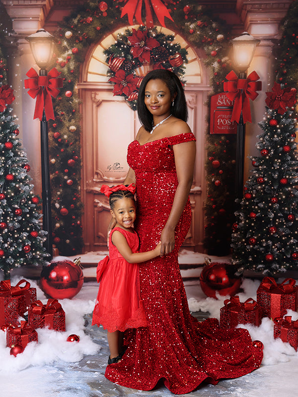 Christmas Hall - HSD Photography Backdrops