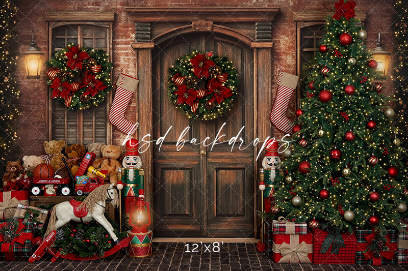 Nostalgic Christmas Room - HSD Photography Backdrops