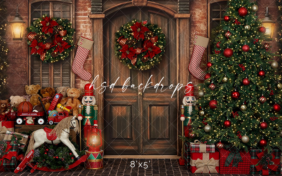 Nostalgic Christmas Room - HSD Photography Backdrops