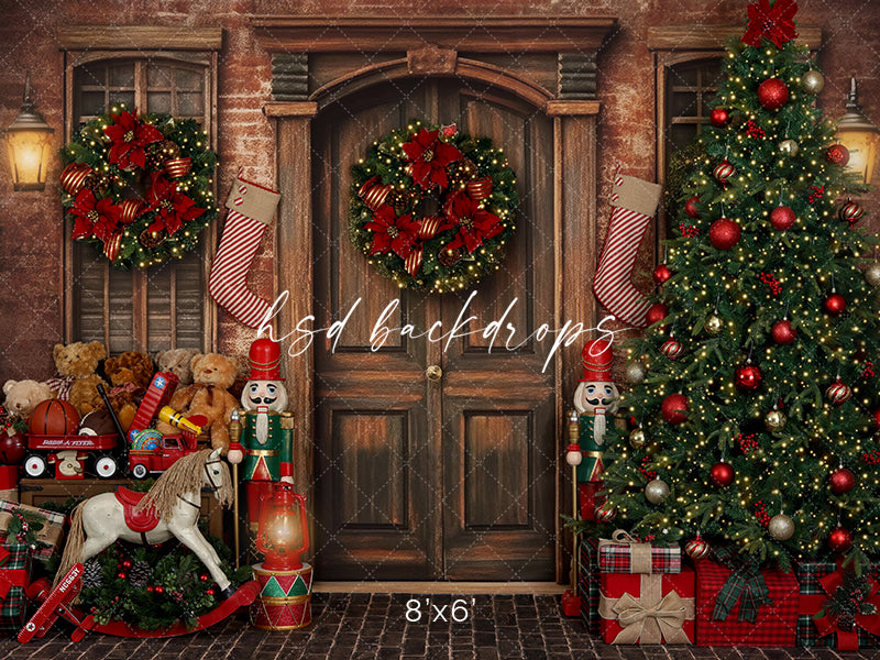 Nostalgic Christmas Room - HSD Photography Backdrops
