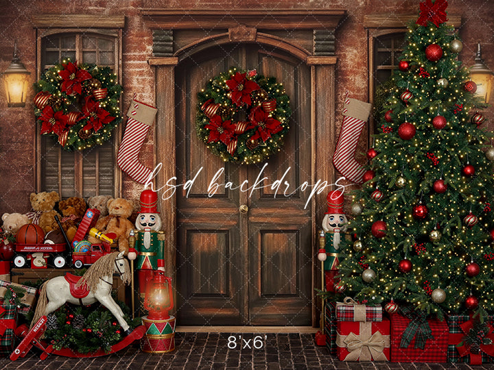 Nostalgic Christmas Room - HSD Photography Backdrops