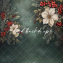 Berry Merry Blooms - HSD Photography Backdrops