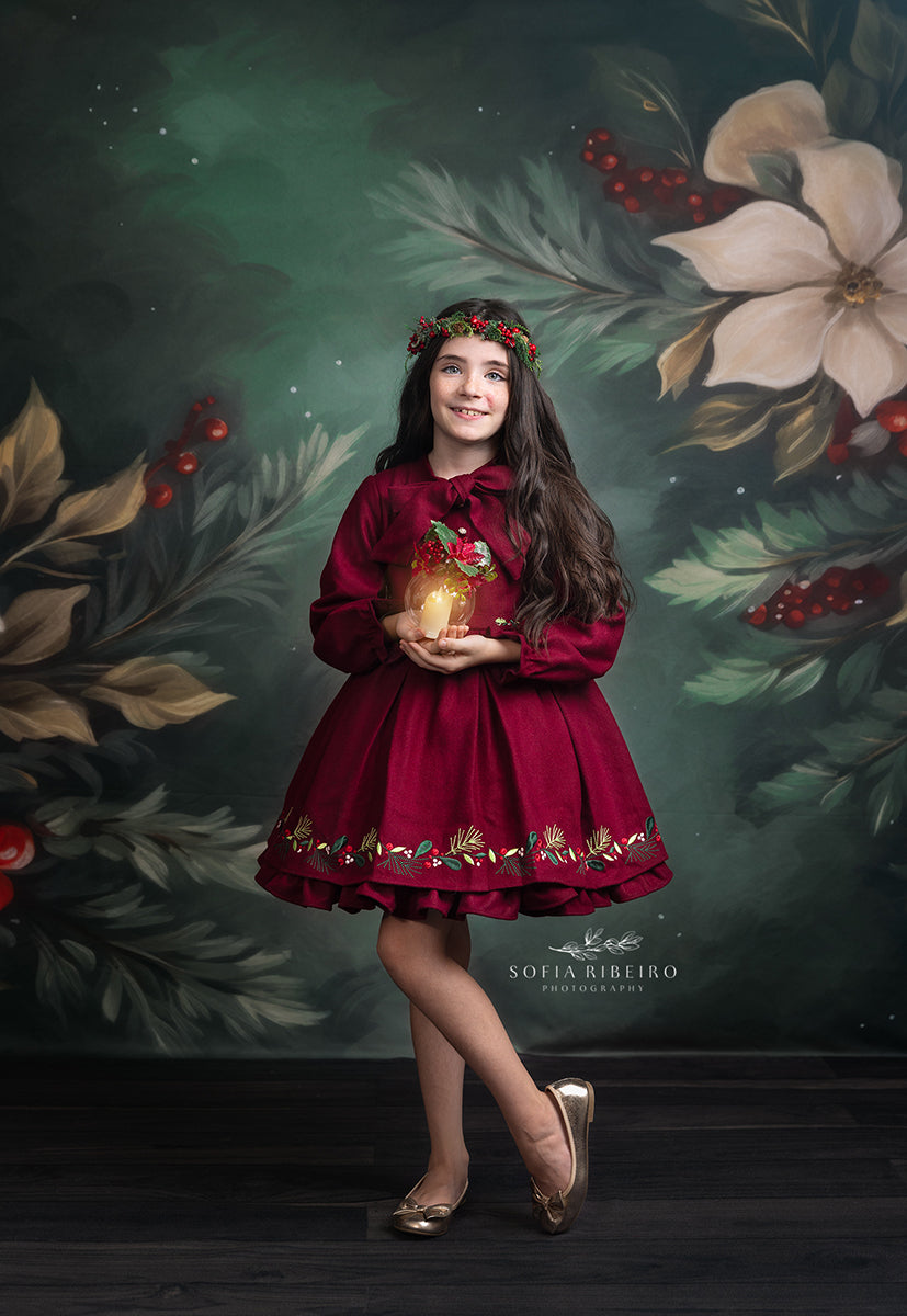 Berry Merry Blooms - HSD Photography Backdrops