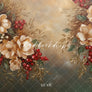 Beautiful Christmas Blooms - HSD Photography Backdrops