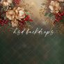 Beautiful Christmas Blooms - HSD Photography Backdrops