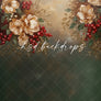 Beautiful Christmas Blooms - HSD Photography Backdrops