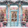 Pretty Posh Christmas Store Front - HSD Photography Backdrops