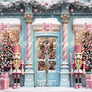 Pretty Posh Christmas Store Front - HSD Photography Backdrops