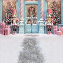 Pretty Posh Christmas Store Front - HSD Photography Backdrops