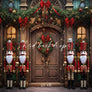 Nostalgic Nutcracker Door - HSD Photography Backdrops
