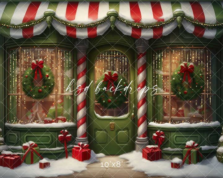 Grinchmas Storefront - HSD Photography Backdrops