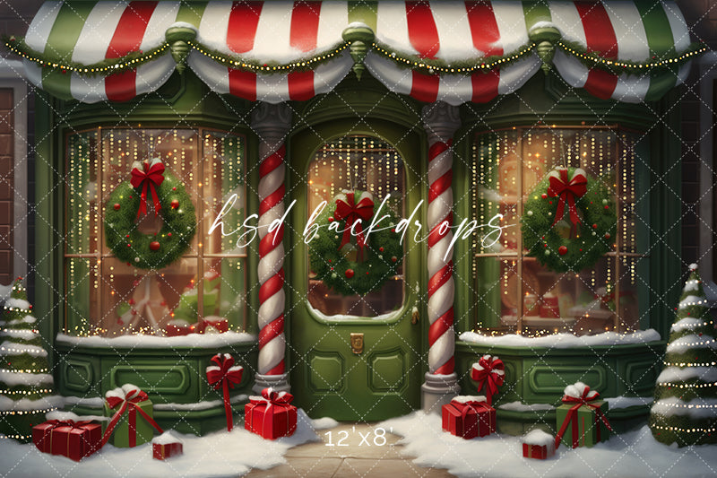 Grinchmas Storefront - HSD Photography Backdrops