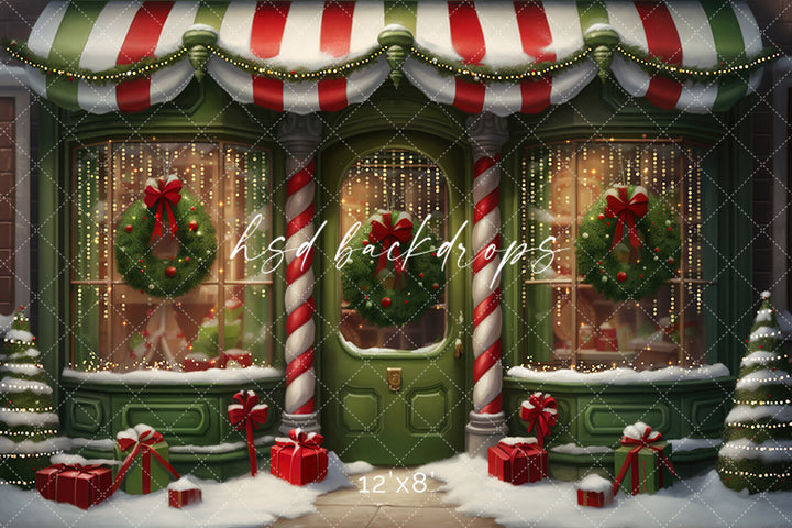 Grinchmas Storefront - HSD Photography Backdrops
