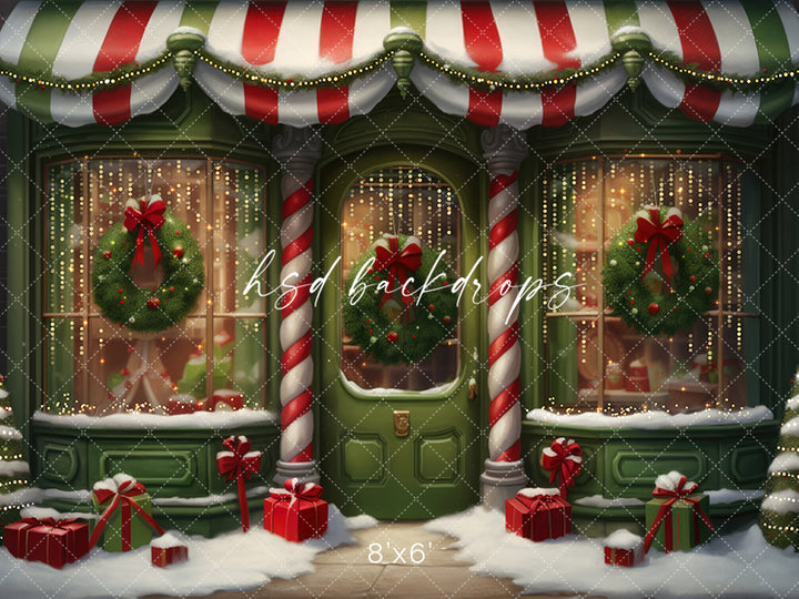Grinchmas Storefront - HSD Photography Backdrops