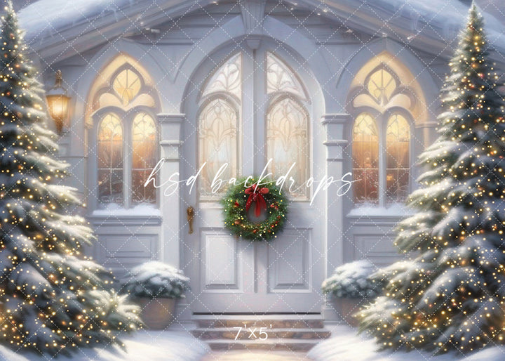 Little Christmas Cathedral (sweep options) - HSD Photography Backdrops