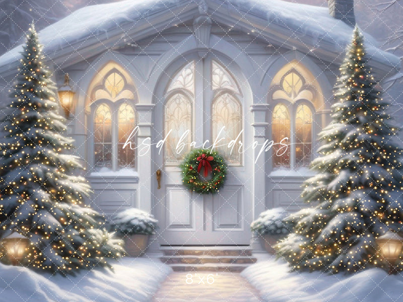Little Christmas Cathedral (sweep options) - HSD Photography Backdrops