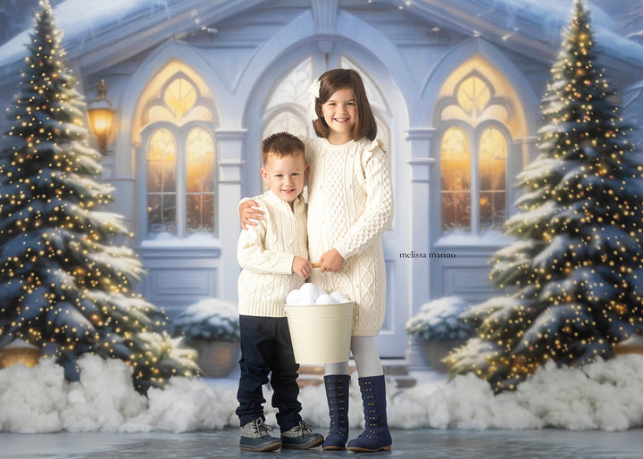 Little Christmas Cathedral (sweep options) - HSD Photography Backdrops