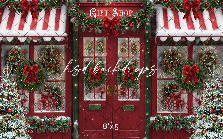 Christmas Gift Shop (sweep options) - HSD Photography Backdrops