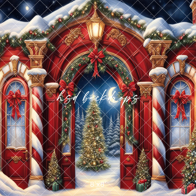 North Pole Archway (sweep options) - HSD Photography Backdrops