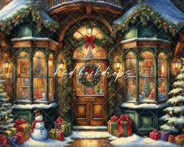 Storybook Christmas Boutique (sweep options) - HSD Photography Backdrops