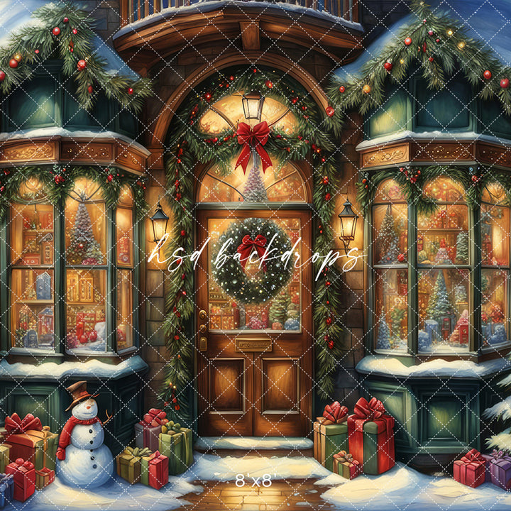 Storybook Christmas Boutique (sweep options) - HSD Photography Backdrops