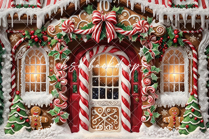 Jolly Gingerbread Men (sweep options) - HSD Photography Backdrops