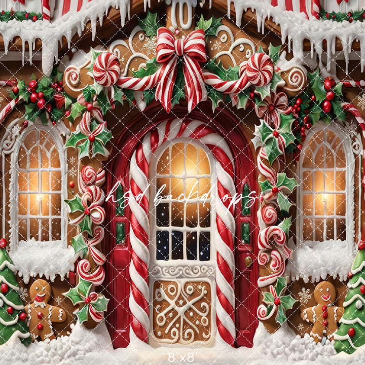 Jolly Gingerbread Men (sweep options) - HSD Photography Backdrops