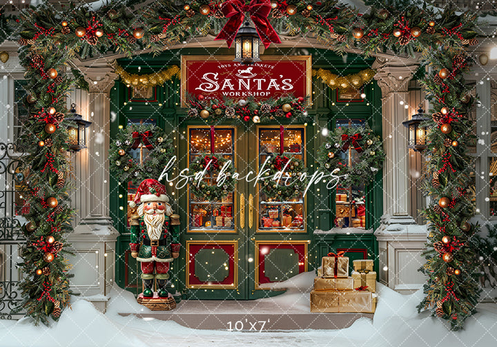 Santa's Village Workshop (sweep options) - HSD Photography Backdrops
