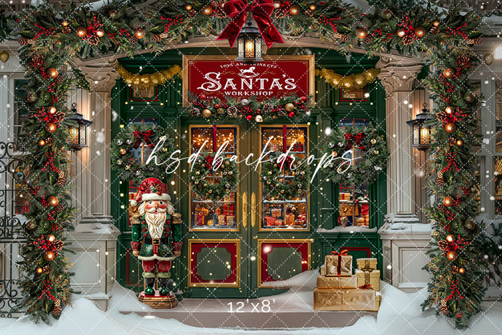 Santa's Village Workshop (sweep options) - HSD Photography Backdrops