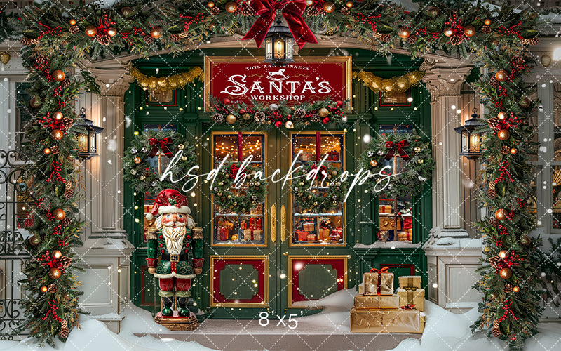 Santa's Village Workshop (sweep options) - HSD Photography Backdrops