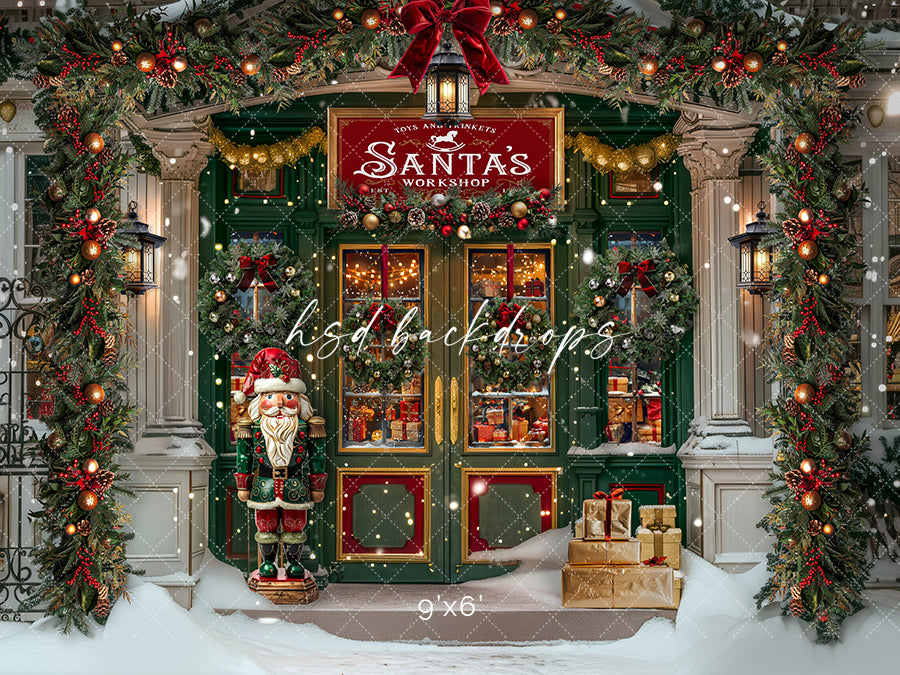 Santa's Village Workshop (sweep options) - HSD Photography Backdrops