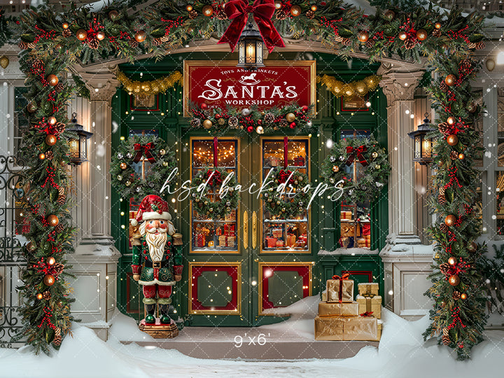 Santa's Village Workshop (sweep options) - HSD Photography Backdrops