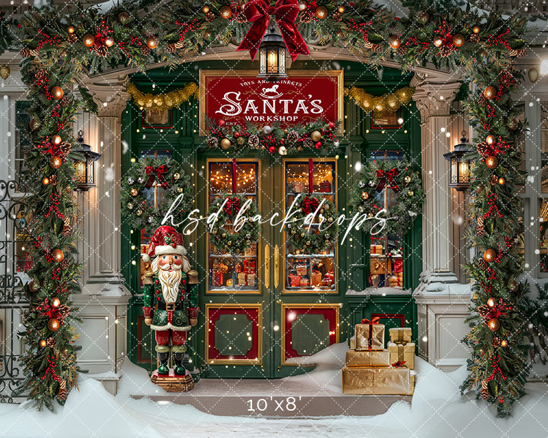 Santa's Village Workshop (sweep options) - HSD Photography Backdrops
