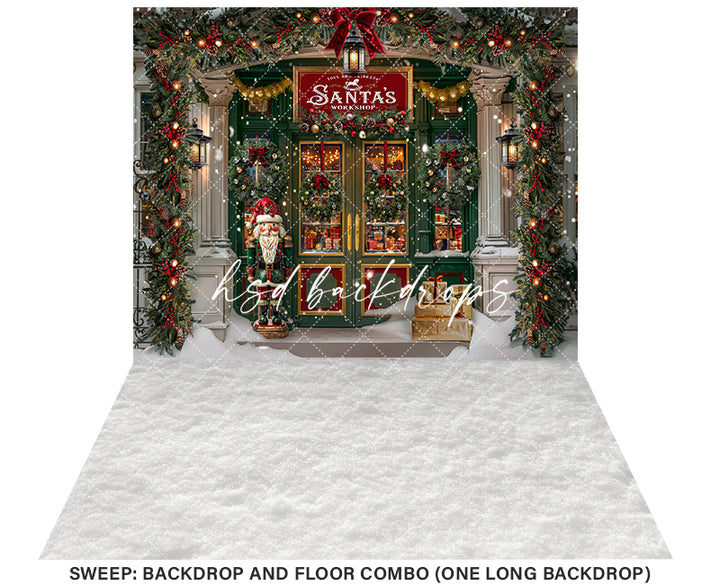 Santa's Village Workshop (sweep options) - HSD Photography Backdrops