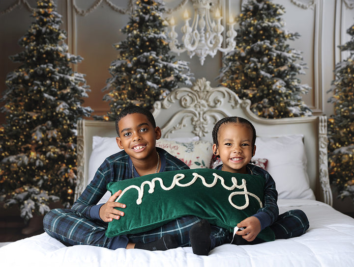 Shabby Chic Christmas Headboard - HSD Photography Backdrops