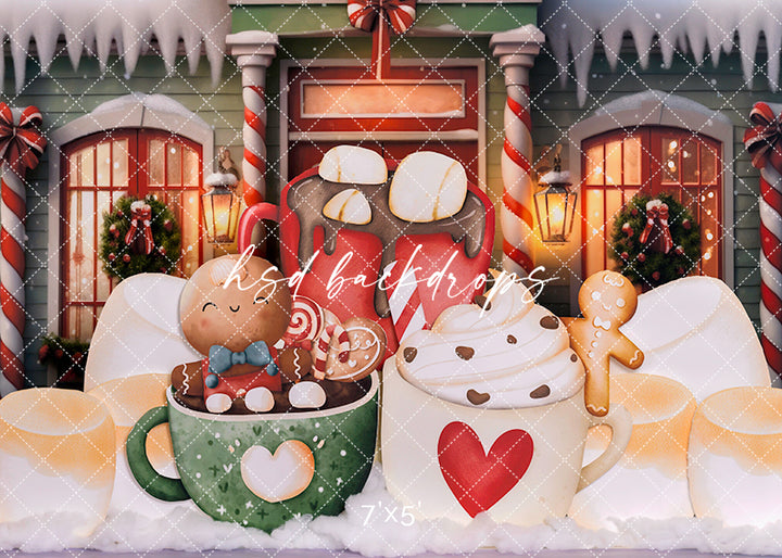 Hot Cocoa Cups - HSD Photography Backdrops