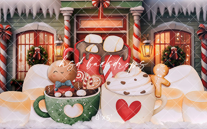 Hot Cocoa Cups - HSD Photography Backdrops